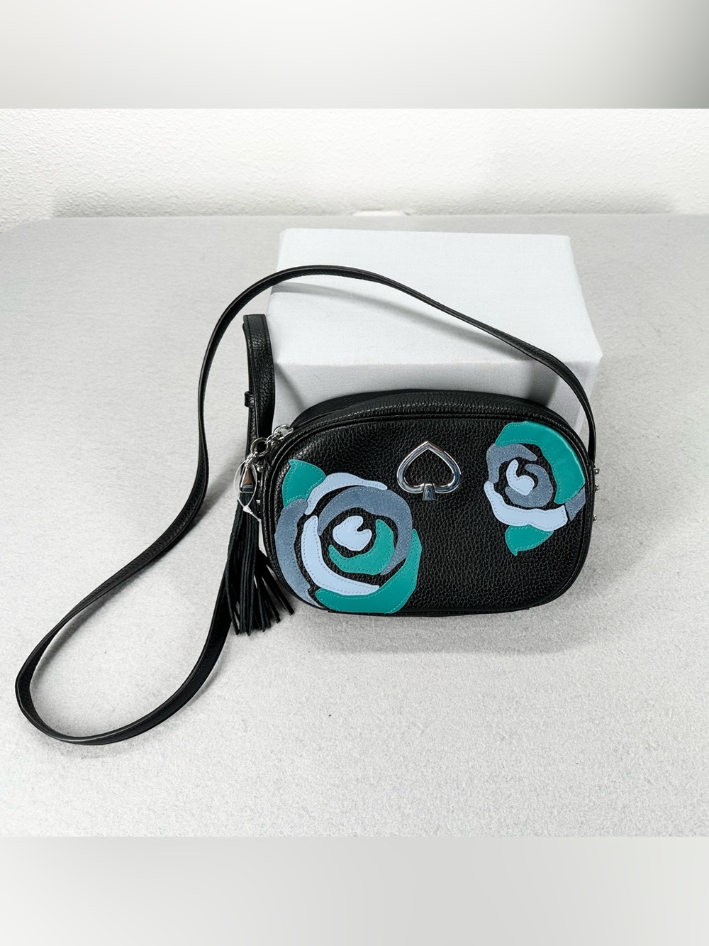 Kate Spade Kourtney Floral Applique Camera Bag